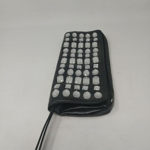 LULU BLACK WRISTLET WITH FAUX CRYSTALS. - Picture 6 of 11